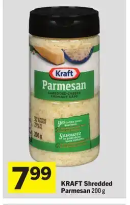 Foodland KRAFT Shredded Parmesan offer