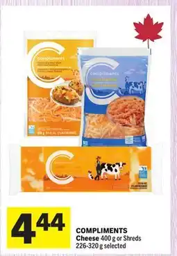 Foodland COMPLIMENTS Cheese offer