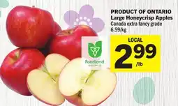 Foodland Large Honeycrisp Apples offer