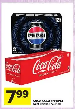 Foodland COCA-COLA or PEPSI Soft Drinks offer