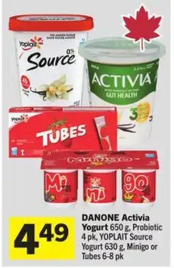 Foodland DANONE Activia Yogurt offer