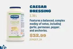 Wholesale Club CAESAR DRESSING, 3.78 L offer