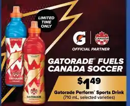 Wholesale Club PERFORM SPORTS DRINK offer