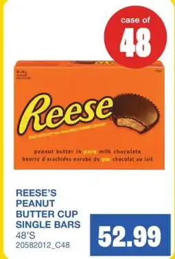 Wholesale Club PEANUT BUTTER CUP SINGLE BARS, 48'S offer