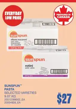 Wholesale Club PASTA offer