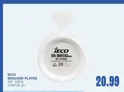 Wholesale Club BAGASSE PLATES, 10, 125'S offer