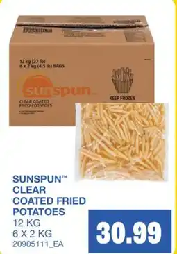 Wholesale Club CLEAR COATED FRIED POTATOES, 12 KG offer