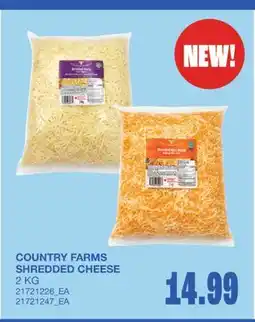 Wholesale Club SHREDDED CHEESE offer