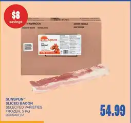 Wholesale Club SLICED BACON offer