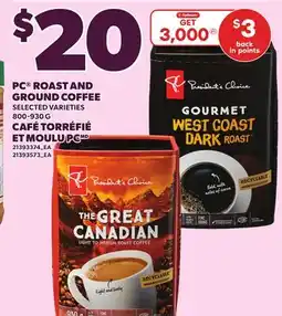 Independent Grocer PC ROAST AND GROUND COFFEE offer