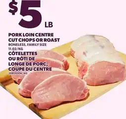 Independent Grocer PORK LOIN CENTRE CUT CHOPS OR ROAST offer