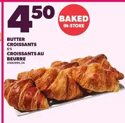Independent Grocer BUTTER CROISSANTS, 6'S offer