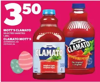 Independent Grocer MOTT'S CLAMATO offer