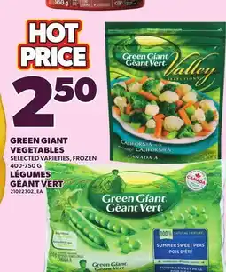 Independent Grocer GREEN GIANT VEGETABLES offer