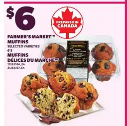 Independent Grocer FARMER'S MARKET MUFFINS, 6'S offer