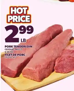 Independent Grocer PORK TENDERLOIN, 2'S offer