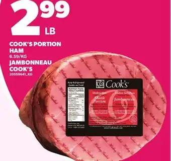 Independent Grocer COOK'S PORTION HAM offer