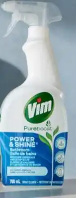 Walmart Vim cream cleaner Lemon or Power & Shine bathroom spray offer