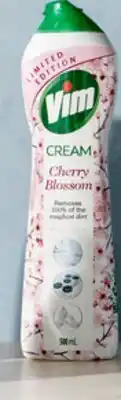 Walmart Vim cream cleaner Cherry Blossom offer