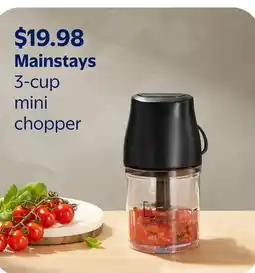 Walmart Mainstays 3-cup mini chopper offer
