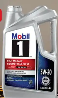 Walmart Mobil 1 full synthetic or high mileage motor oil offer