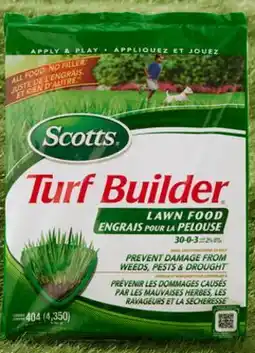 Walmart Scotts Turf Builder lawn food offer