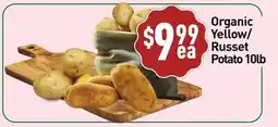 Healthy Planet Organic Yellow/Russet Potato offer