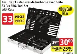 Sushi Shop 33 Pcs BBQ. Tool Set with Case offer