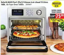 Sushi Shop 16Qt. Air Fryer Oven 1600w offer