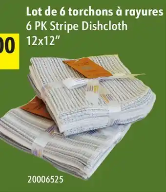 Sushi Shop 6 PK Stripe Dishcloth offer