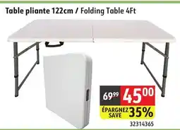 Sushi Shop Folding Table 4Ft offer