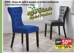 Sushi Shop Velvet Upholstered Dining Chair offer