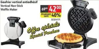Sushi Shop Vertical Non-Stick Waffle Maker offer