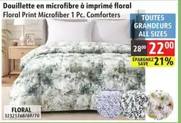 Sushi Shop Floral Print Microfiber 1 Pc. Comforters offer