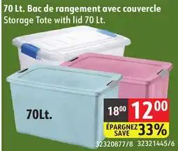 Sushi Shop Storage Tote with lid 70 Lt offer