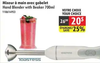 Sushi Shop Hand Blender with Beaker offer