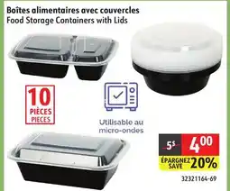 Sushi Shop Food Storage Containers with Lids offer