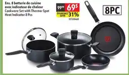 Sushi Shop Cookware Set with Thermo-Spot Heat Indicator 8 Pcs offer