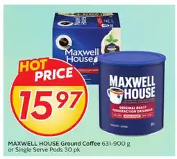 Sobeys MAXWELL HOUSE Ground Coffee offer