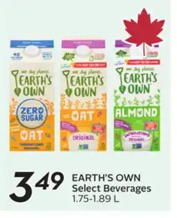 Sobeys EARTH'S OWN Select Beverages offer