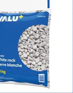 RONA VALU+ 1/2 white decorative stone 18-kg offer