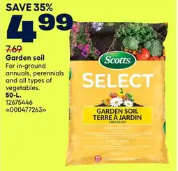 RONA Scotts Garden soil offer