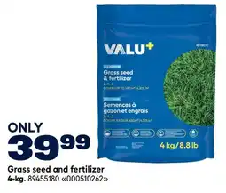RONA VALU+ Grass seed and fertilizer 4-kg offer