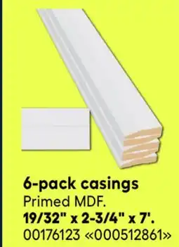 RONA Metrie 6-pack casings offer