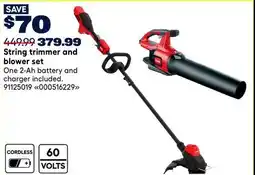 RONA Toro String trimmer and blower set offer