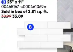 RONA SMART TILES Mosaic and self-adhesive tiles offer