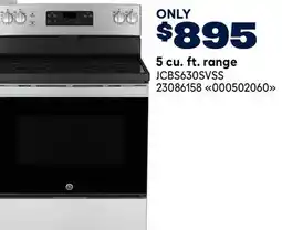 RONA GE 5 cu. ft. range offer