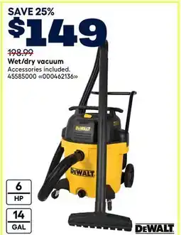 RONA Wet/dry vacuum offer