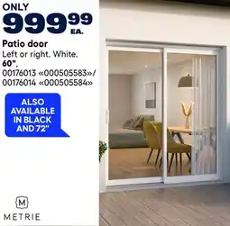 RONA Metrie Patio door 60 offer