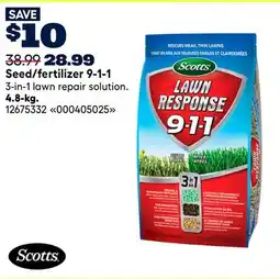 RONA Scotts Seed/fertilizer 9-1-1 4.8-kg offer